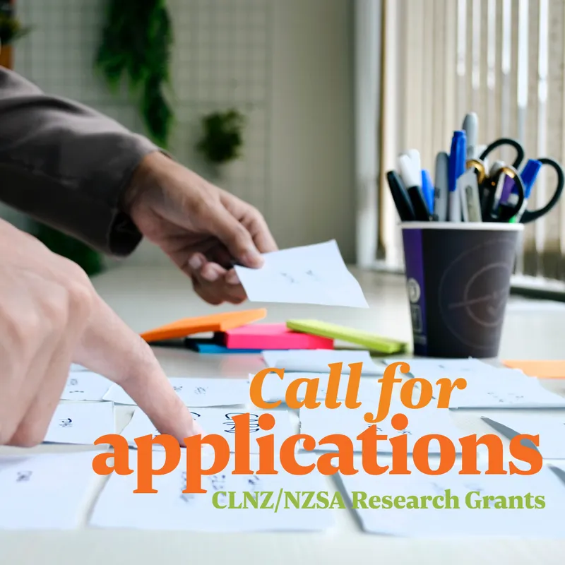 2023 CLNZ/NZSA Research Grant applications are now open. Four cash grants to support New Zealand writers