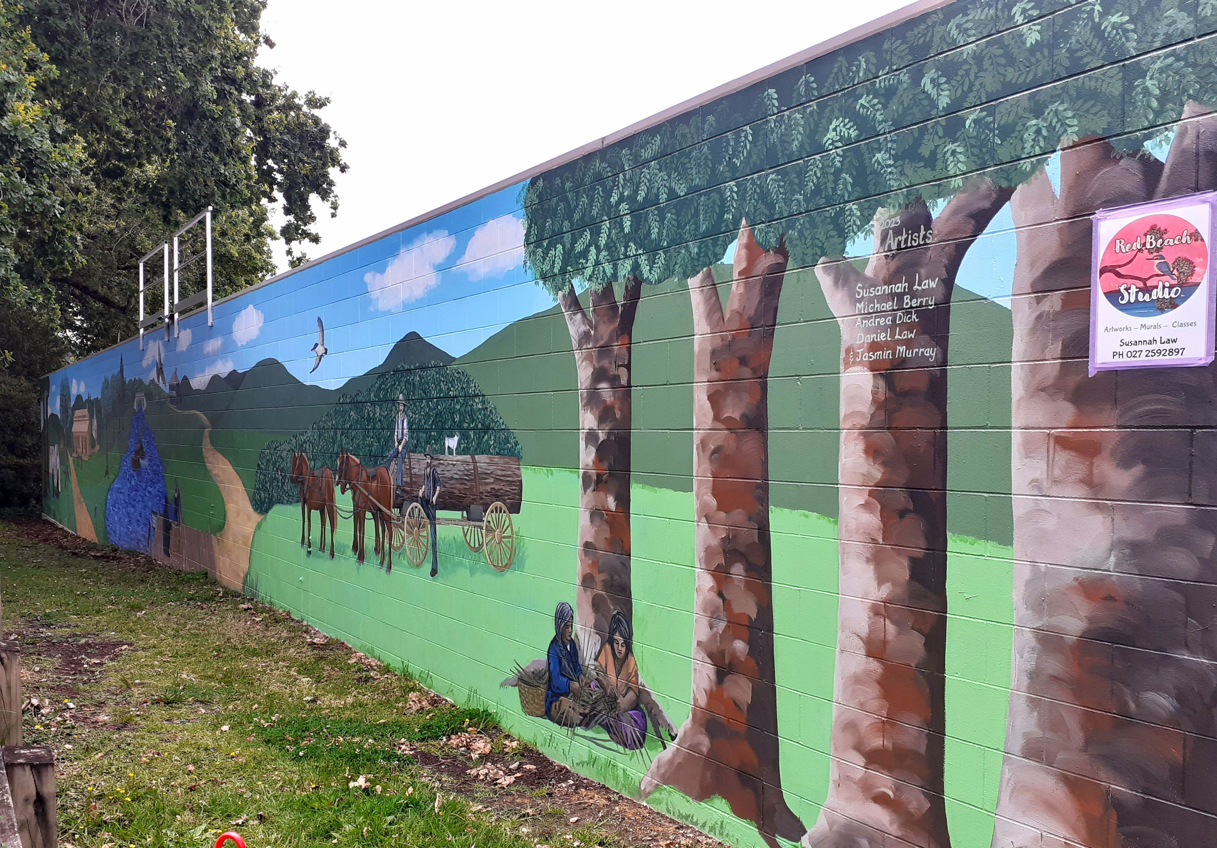 Silverdale Pioneers Mural | The Big Idea