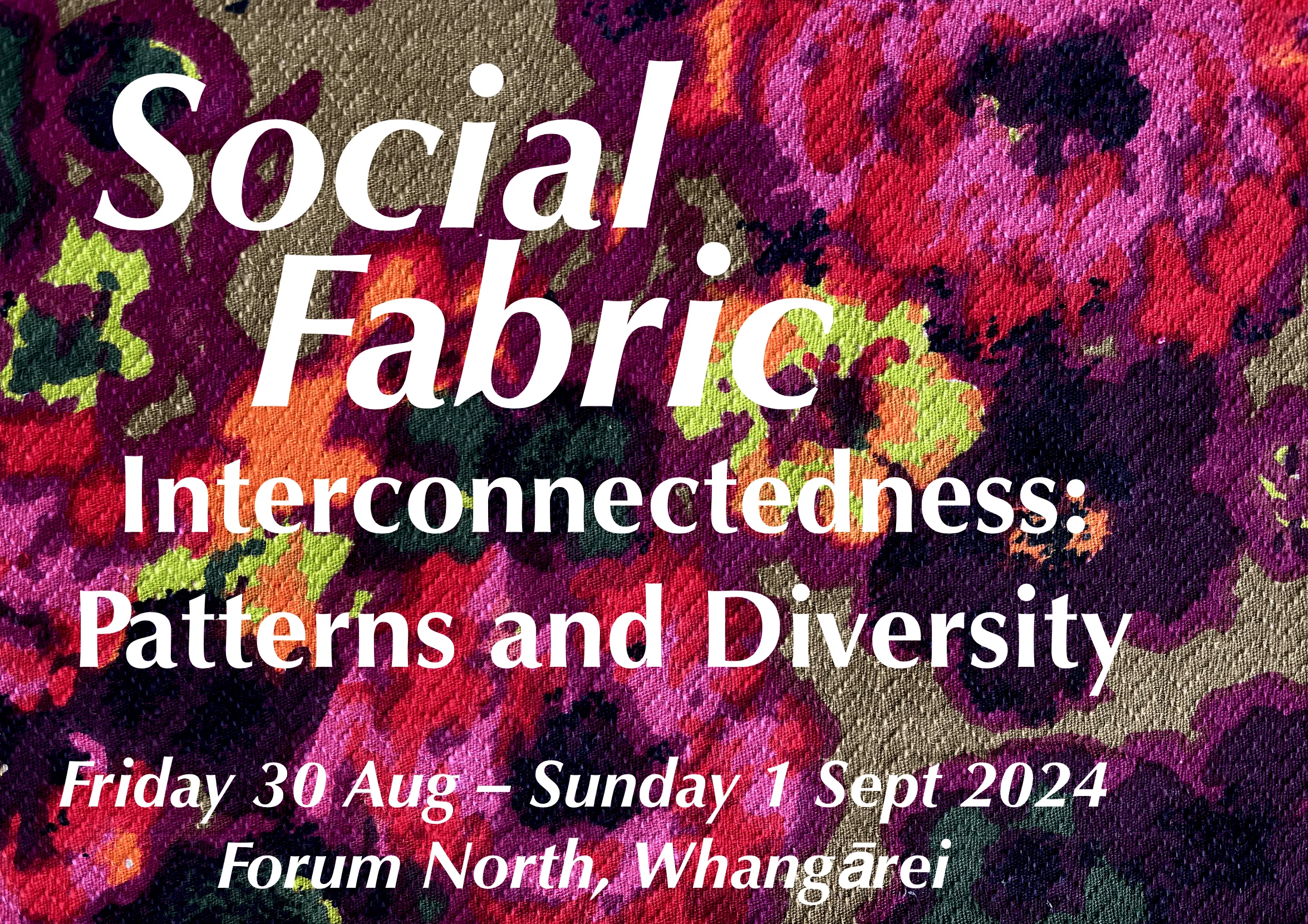 Social Fabric  Interconnectedness: Patterns and Diversity CTANZ Symposium 2024 call for papers
