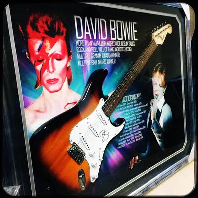 Bowie guitar up for auction at APO fundraising event